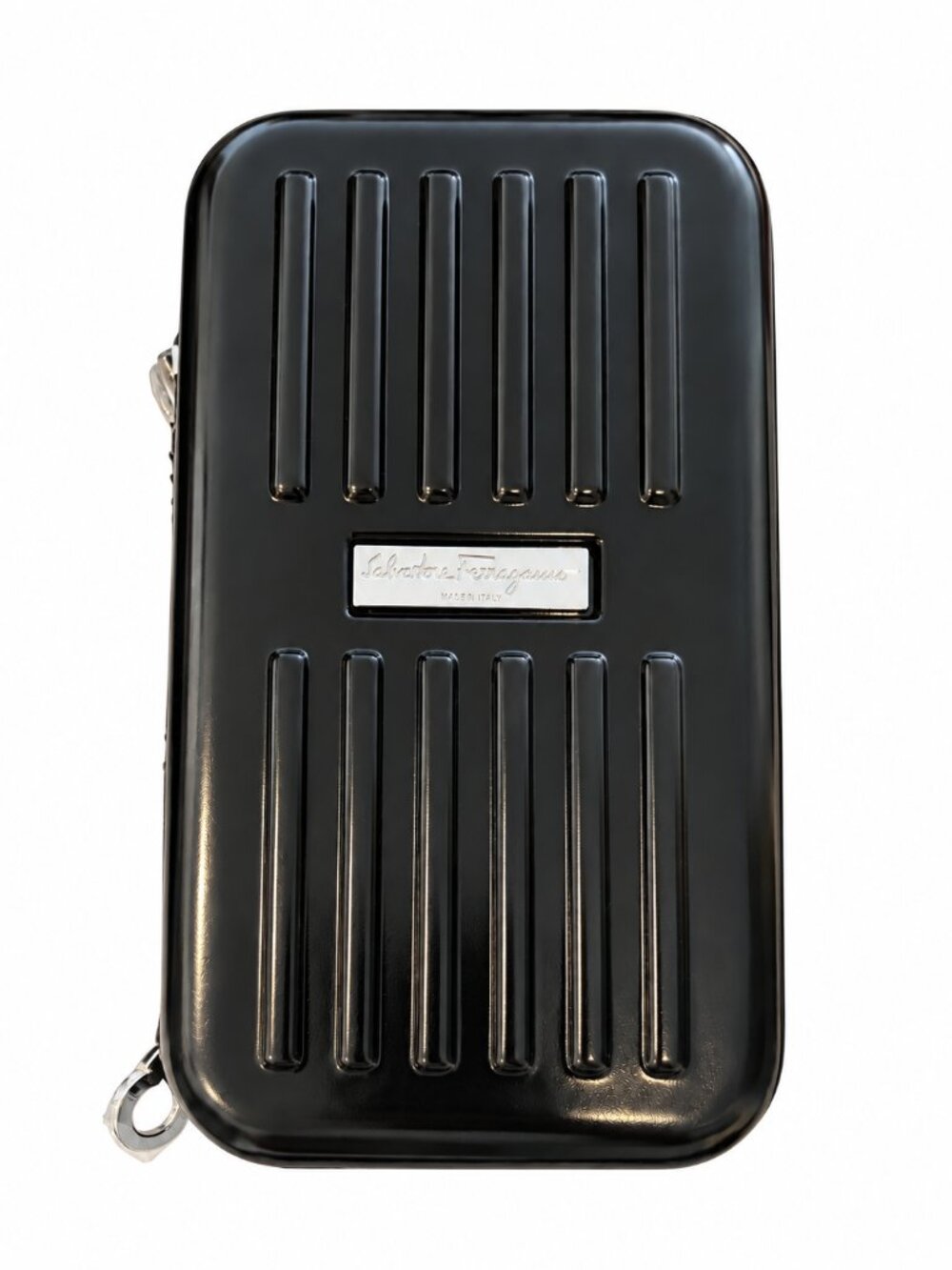 Salvatore Ferragamo x EVA Air Hardshell Case Black Mini Suitcase Travel NWOT